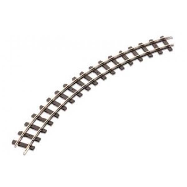 4 rails courbes doubles Setrack 00-9/H0e code 80 R 228 mm - LR PRESSE