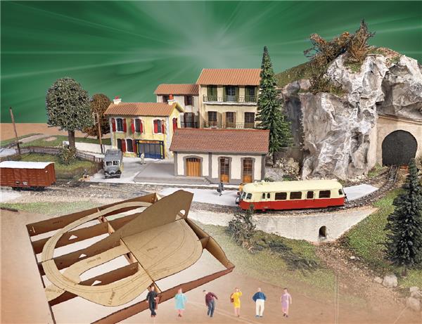 Colle pour diorama et maquette à monter du modélisme ferroviaire