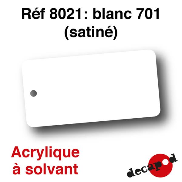 Peinture acrylique Blanc 701 satiné - LR PRESSE