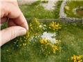Flocage couvre-sol prairie en fleurs jaune 12 x 18 cm