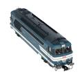 Locomotive Diesel BB 67414 CHALINDREY Bleue Ep.IV-V avec Plaques