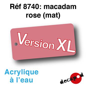 Peinture acrylique à l'eau Macadam rose foncé XL