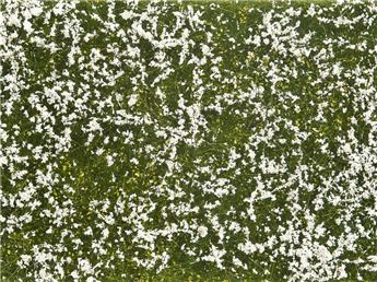Flocage couvre-sol prairie en fleurs blanc 12 x 18 cm