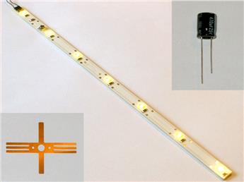 Kit de démarrage - Éclairage de voiture LED set 5 x 285 mm blanc chaud