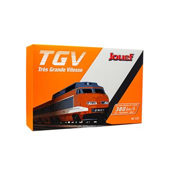 TGV Sud-Est orange "Record Mondial 26.2.1981, 380 km/h" SNCF - Coffret de 3 voitures complémentaires