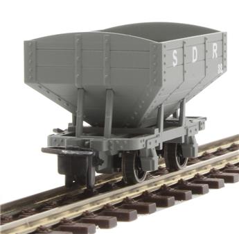 Wagon trémie pour le transport du minerai de l’ancien réseau à voie etroite du Snailbeach District Railway. Échelle 009/H0-9.