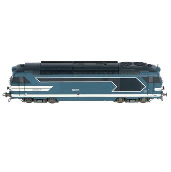 Locomotive Diesel BB 67411 STRASBOURG Bleue Logo Nouille Ep.V 3ème phare