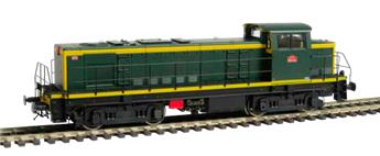 Locomotive Diesel BB 63792 Livrée vert 301, plaques en relief, Ep. III/IV - analogique