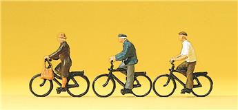 Cyclistes âgés - H0 - Preiser