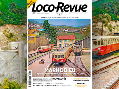 Loco-Revue n°894 - Janvier 2022 - La gare de Marhodieu de Renaud Yver