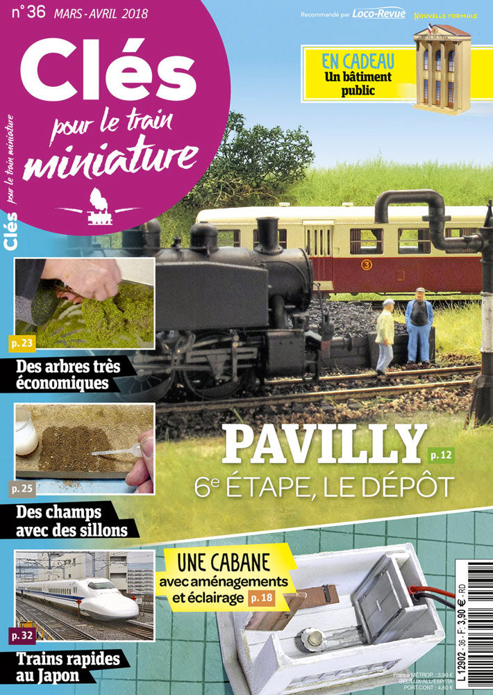 Clés pour le train miniature n° 36