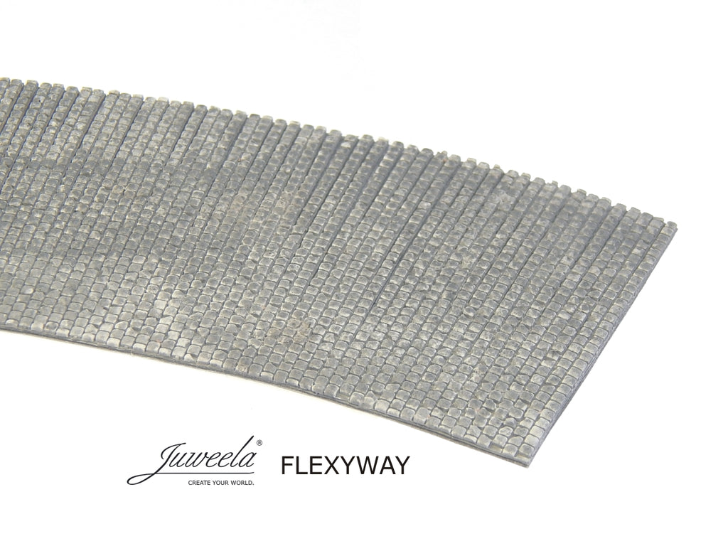 Vieux pavage de ville - bande courbe Flexyway