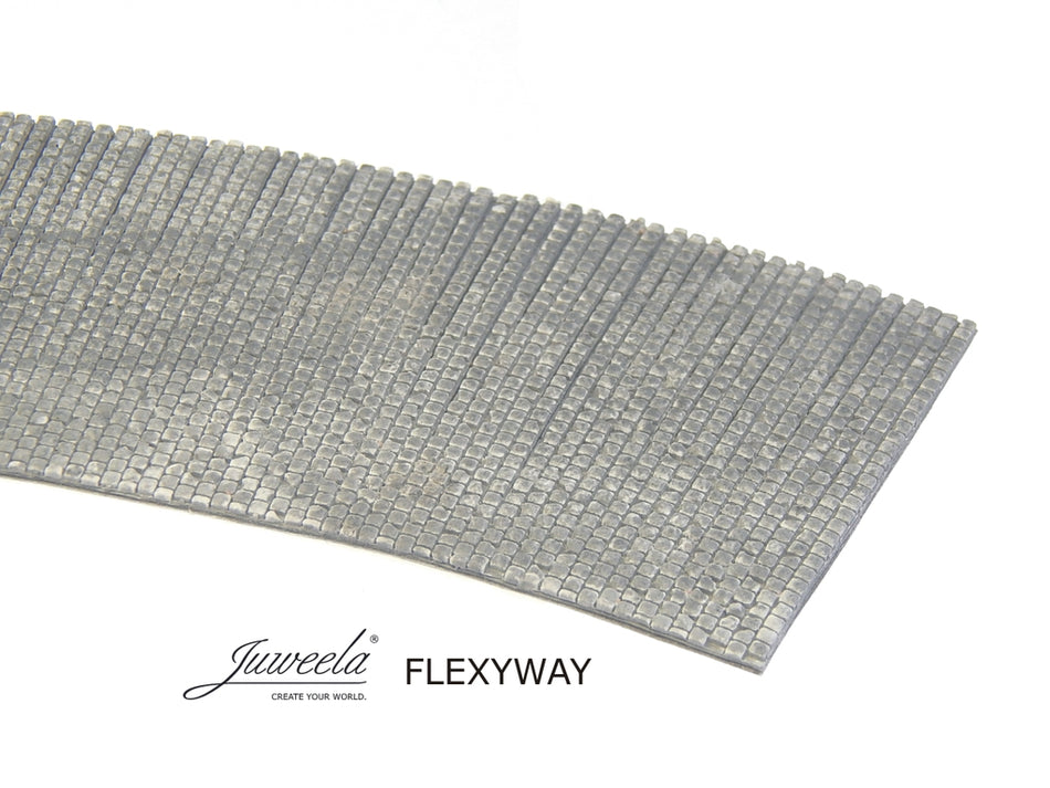 Vieux pavage de ville - bande courbe Flexyway