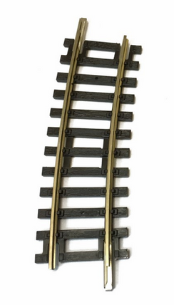 Elément 1/2 courbe R2, éch. 00/H0, voie Setrack - code 100