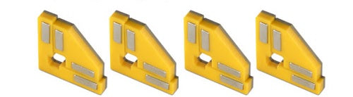 Ensemble de 4 équerres aimantées pour assemblage de bâtiment en kit