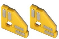Ensemble de 2 équerres aimantées pour assemblage de bâtiment en kit