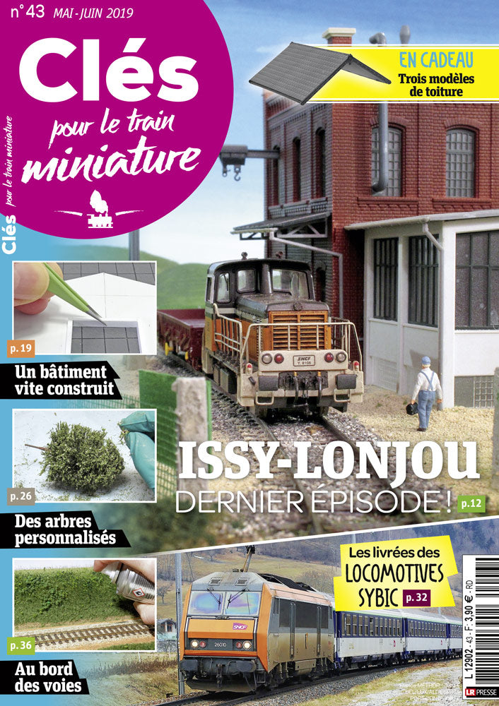 Clés pour le train miniature n° 43
