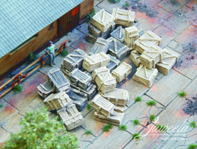 Vieilles caisses en bois