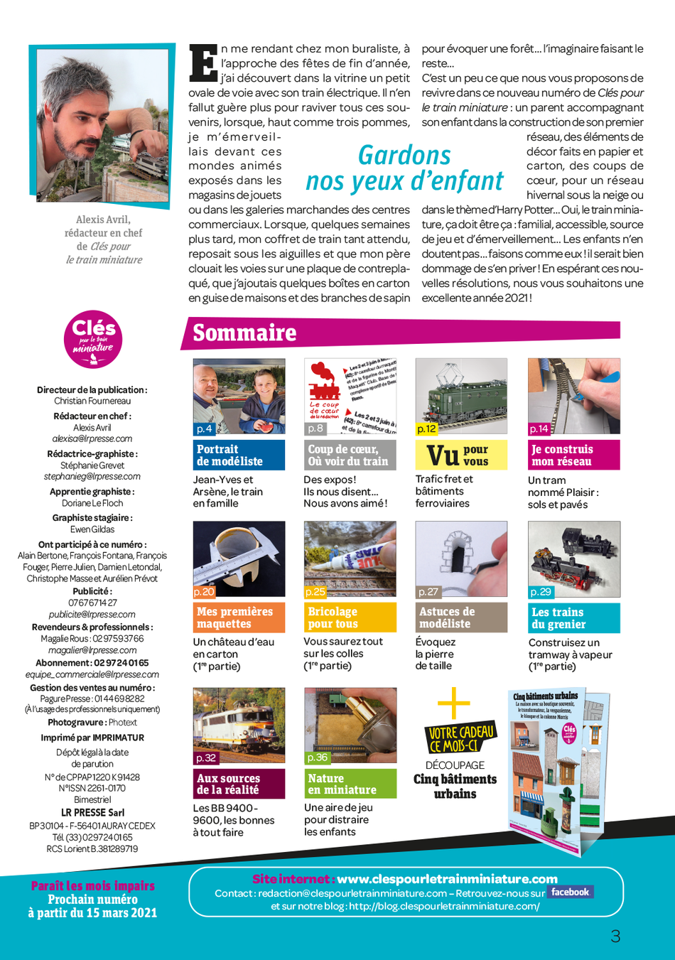 Clés pour le train miniature n° 53