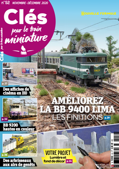 Clés pour le train miniature n° 52