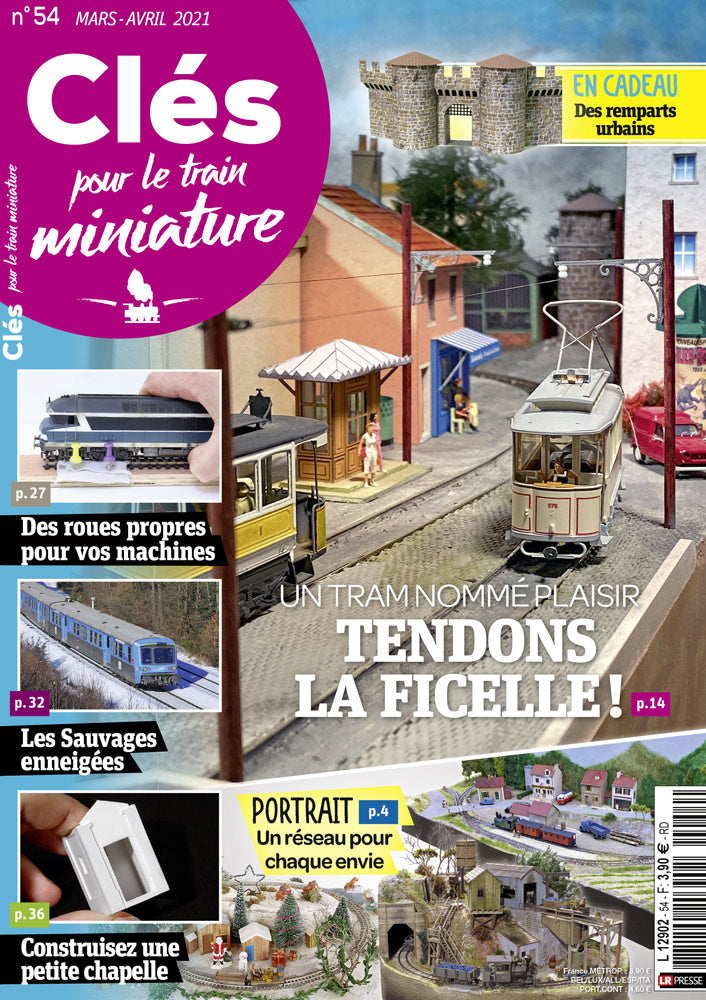 Clés pour le train miniature n° 54