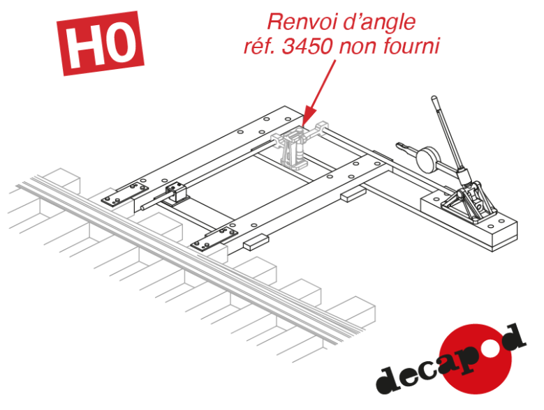 Leviers d´aiguillage type L
