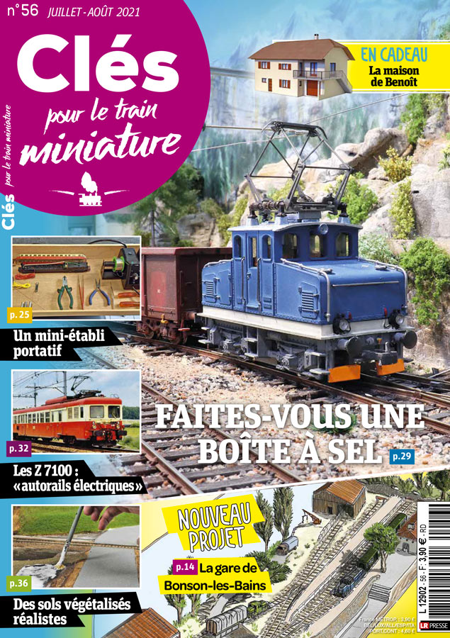 Clés pour le train miniature n° 56