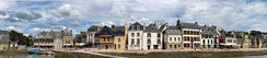 Fond de décor panoramique port de Saint Goustan hauteur 40 cm
