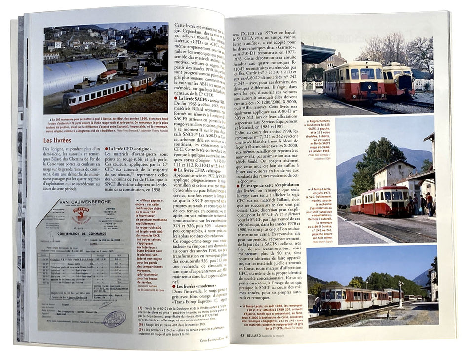Billard, autorails du maquis