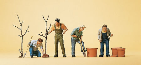 Jardiniers en train de planter - H0 - Preiser