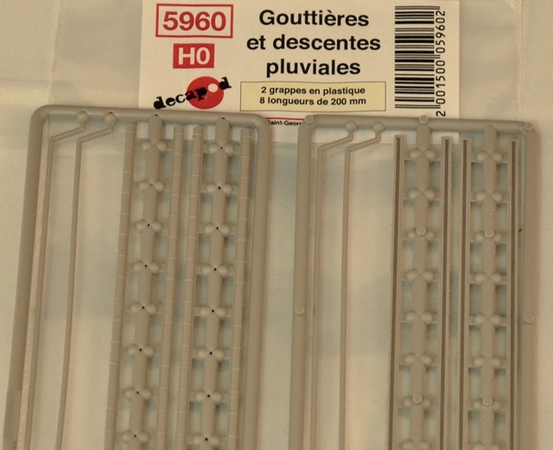 Gouttières et descentes pluviales