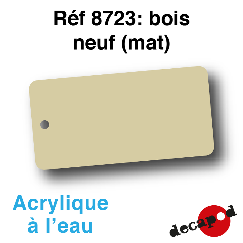Peinture acrylique à l'eau bois neuf