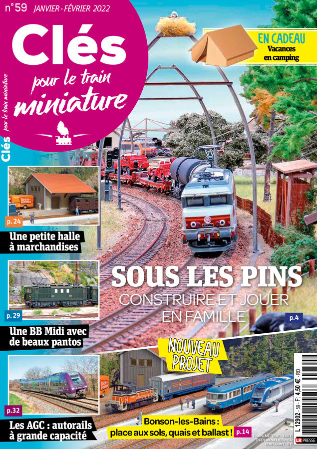 Clés pour le train miniature n° 59