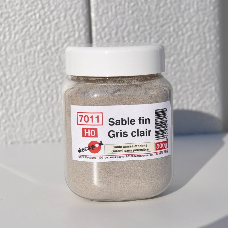 Sable fin gris clair