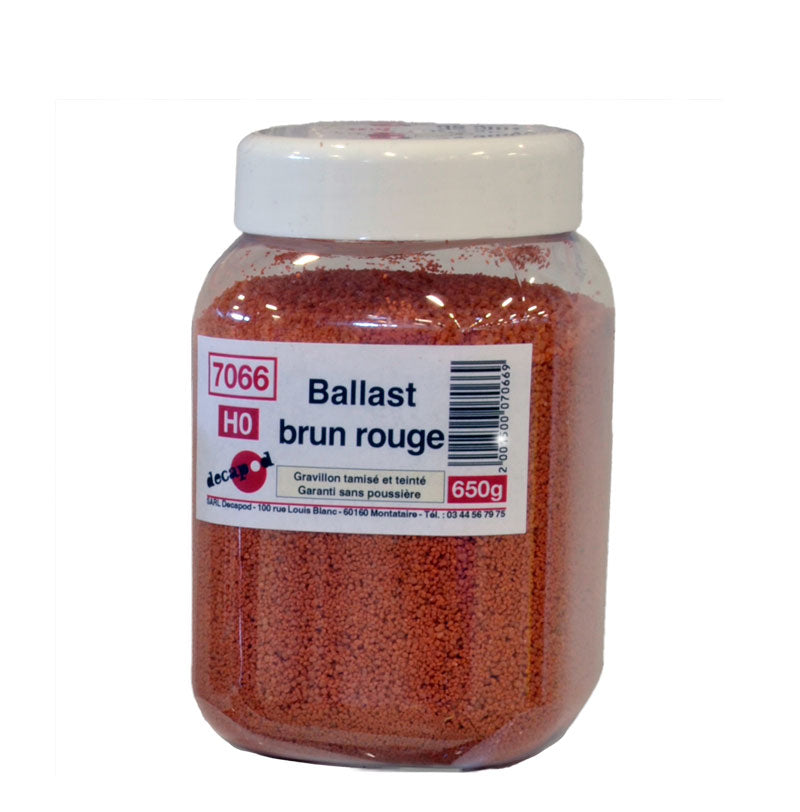 Ballast brun rouge