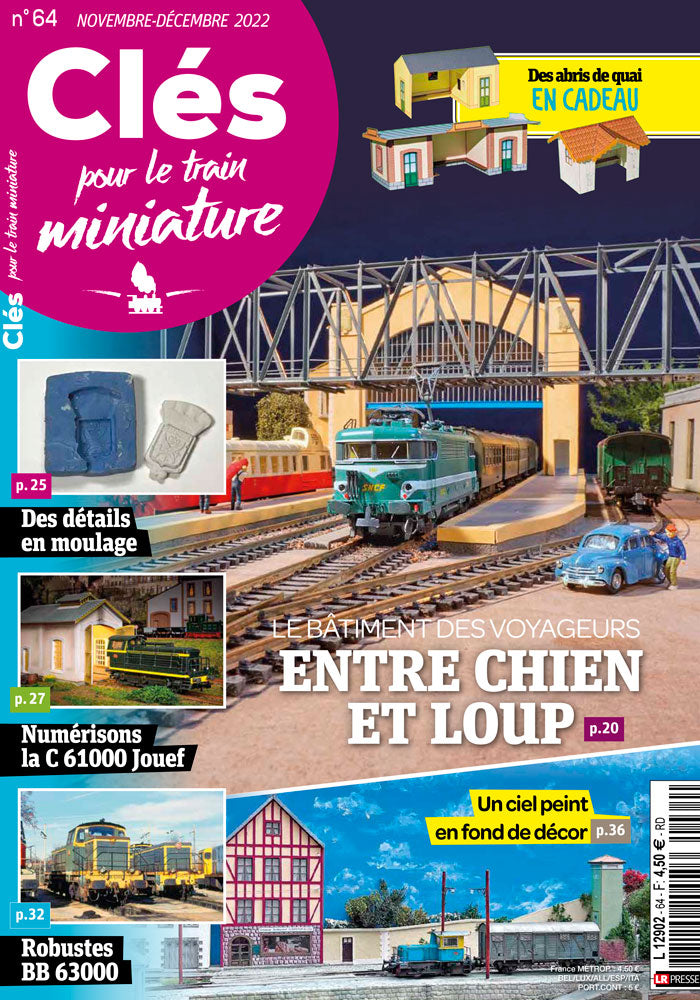 Clés pour le train miniature n° 64