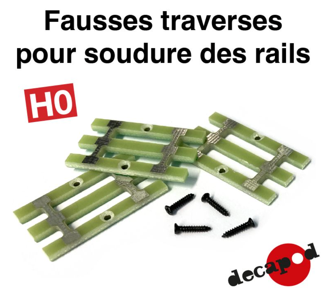 Fausses traverses pour soudure des rails - 8 ex