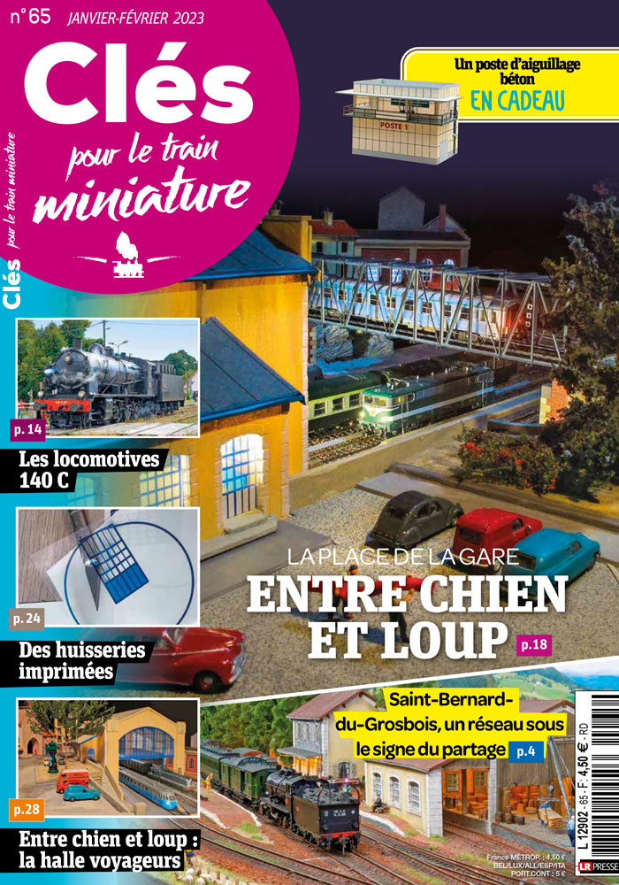 Clés pour le train miniature n° 65