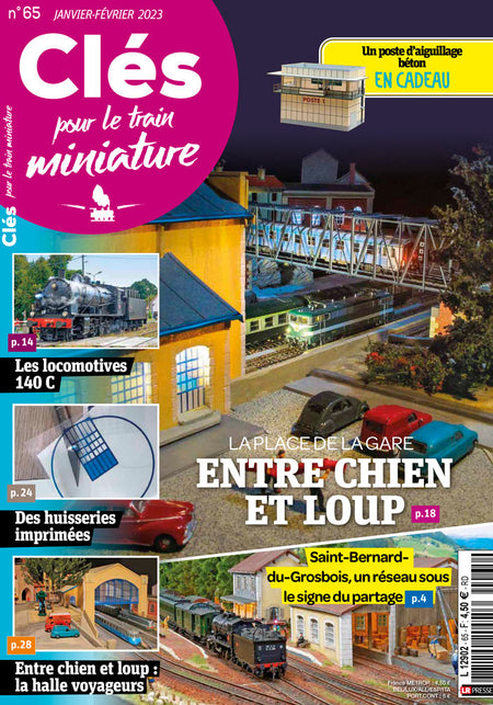 Clés pour le train miniature n° 65