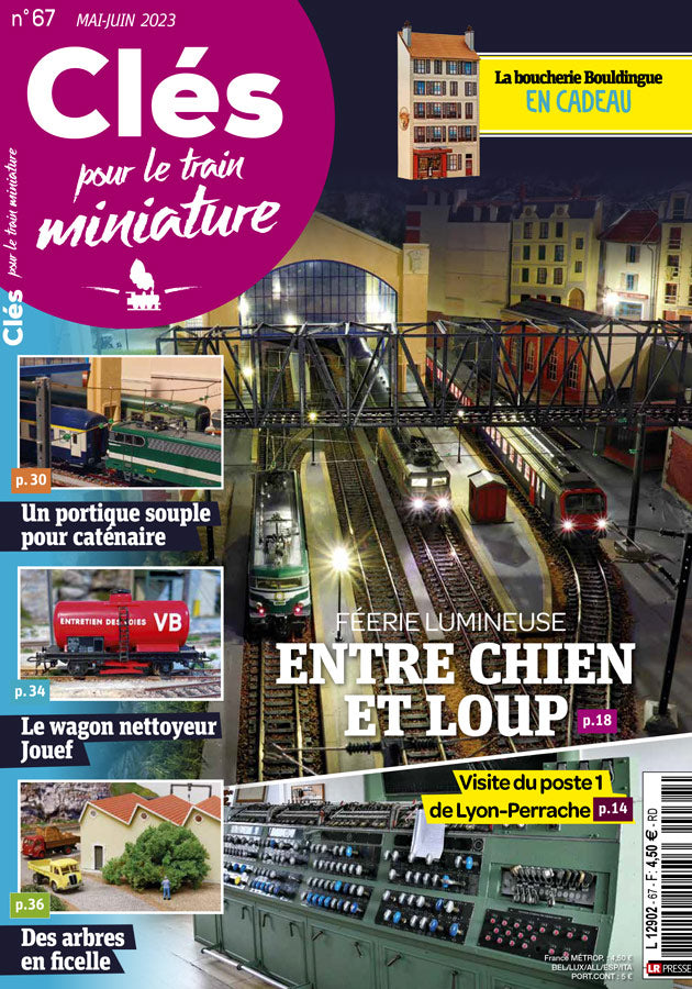 Clés pour le train miniature n° 67