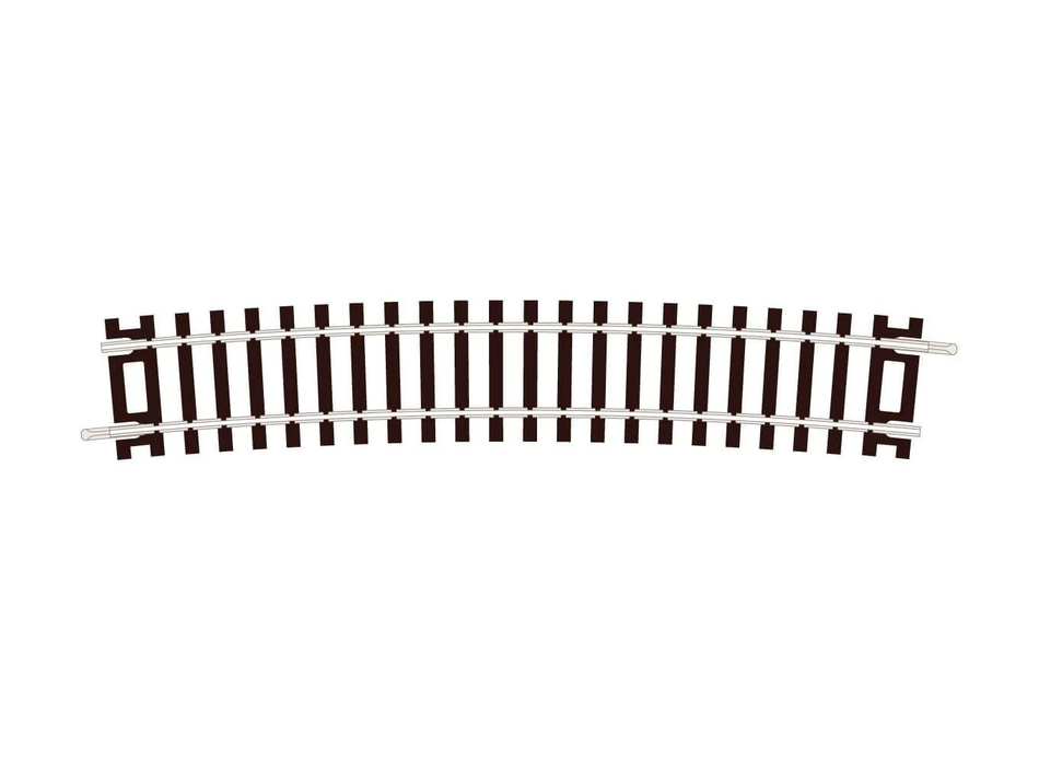 Elément courbe spécial R4, éch. 00/H0, voie Setrack - code 100
