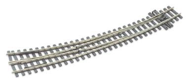 Aiguille enroulée à droite electrofrog grand rayon 609 mm/457 mm, éch. H0m - code 75