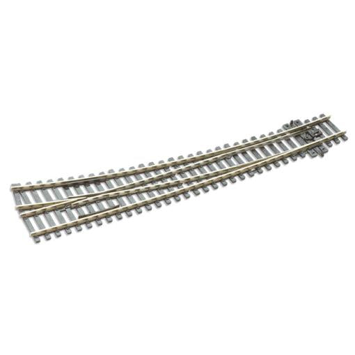 Aiguille enroulée à droite électrofrog rayons 1524/762 mm, éch. 00/H0 - code 100