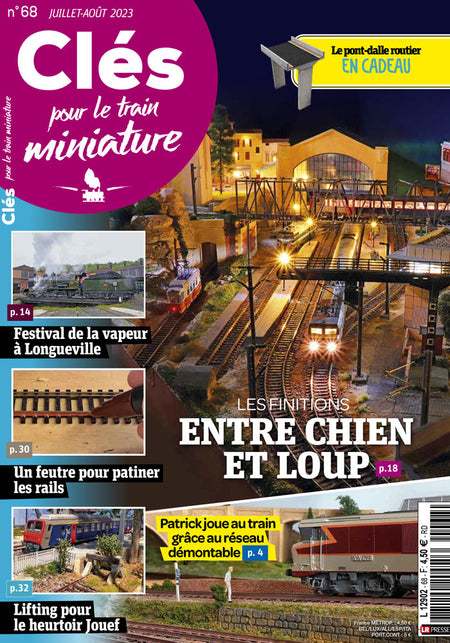 Clés pour le train miniature n° 68