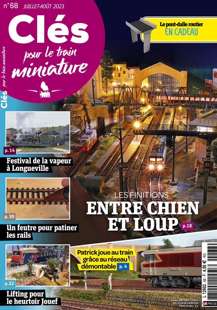 Clés pour le train miniature n° 68