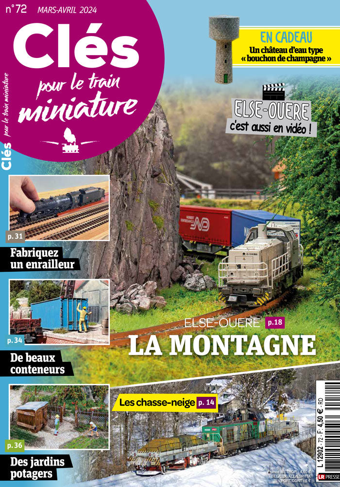 Clés pour le train miniature n° 72