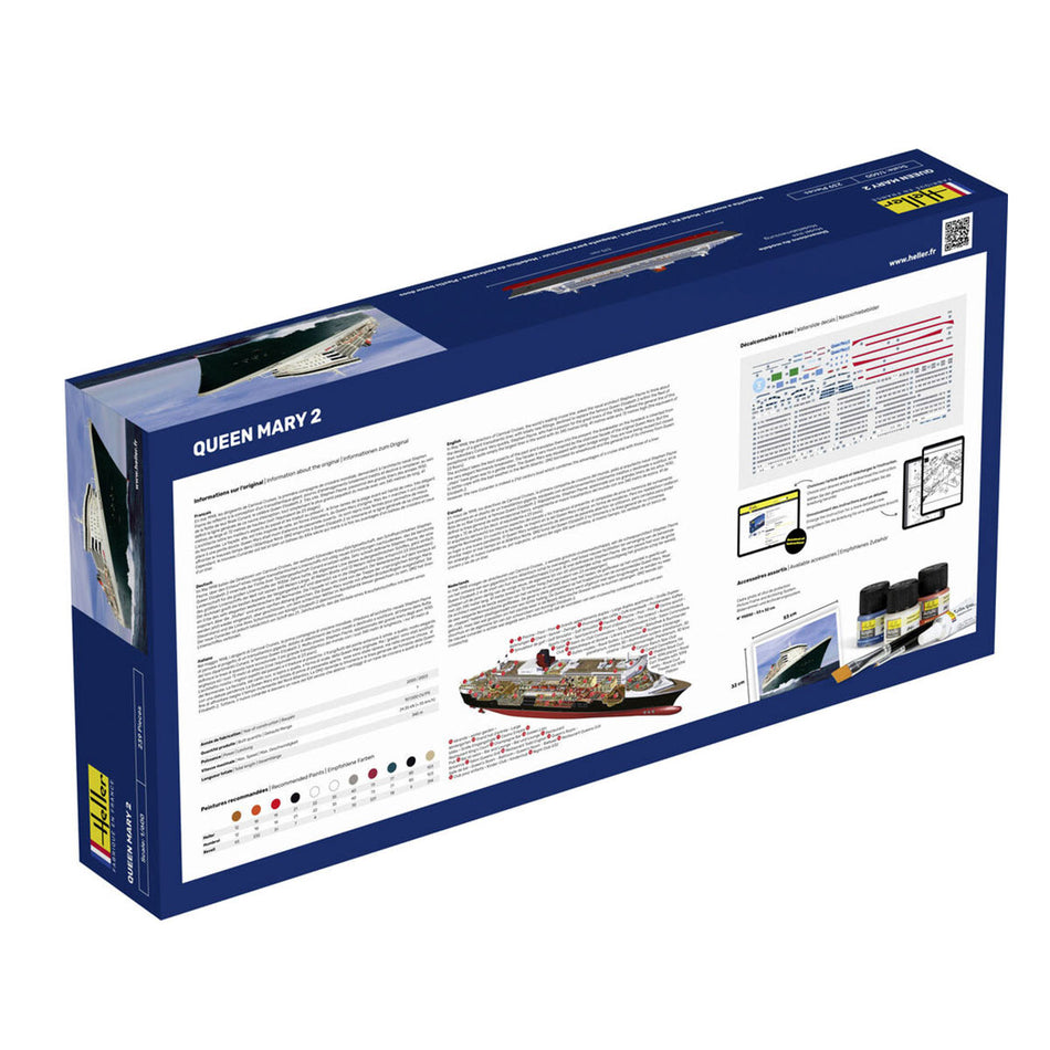 Starter kit Queen Mary 2 - maquette à monter