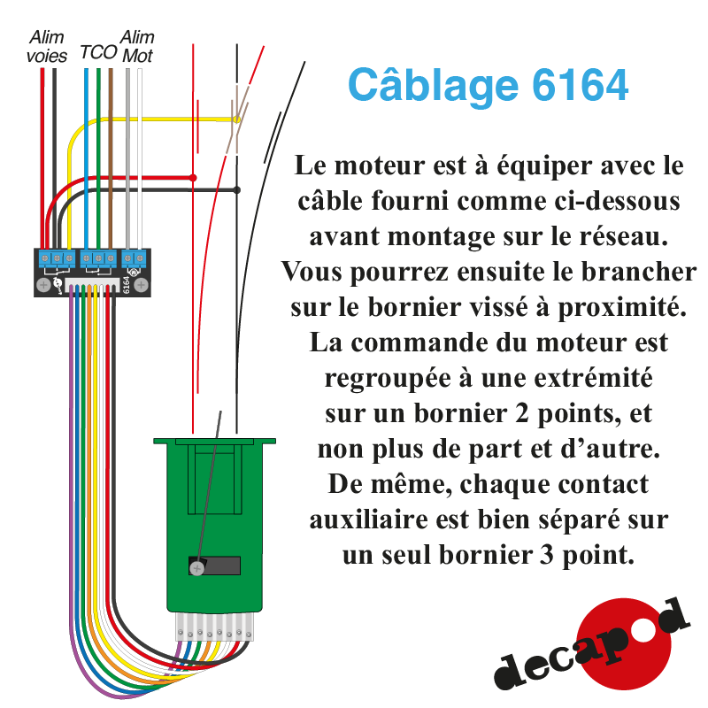 Borniers pour moteurs Tortoise