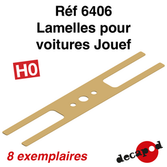 Lamelles pour voitures Jouef [H0] - 8 pièces