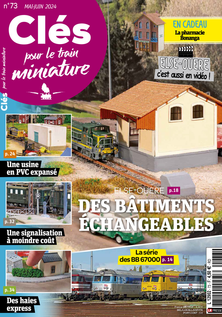 Clés pour le train miniature n° 73